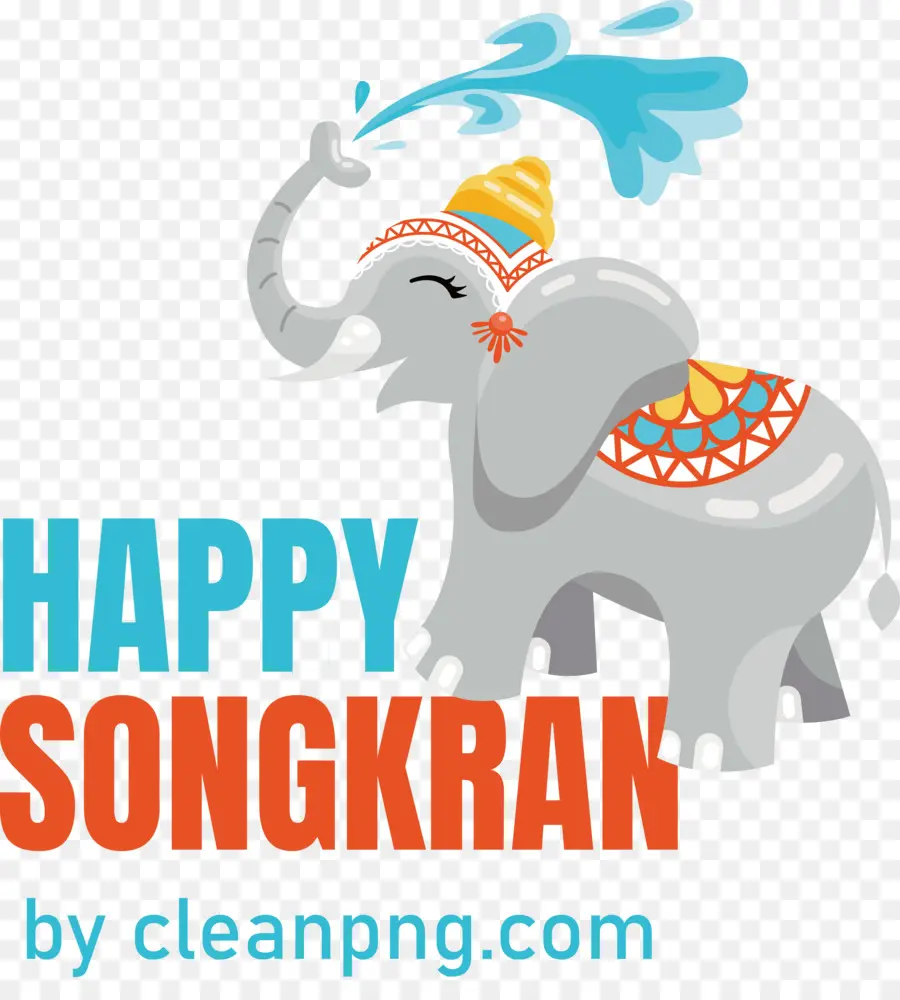 Festival De Songkran，éléphant PNG