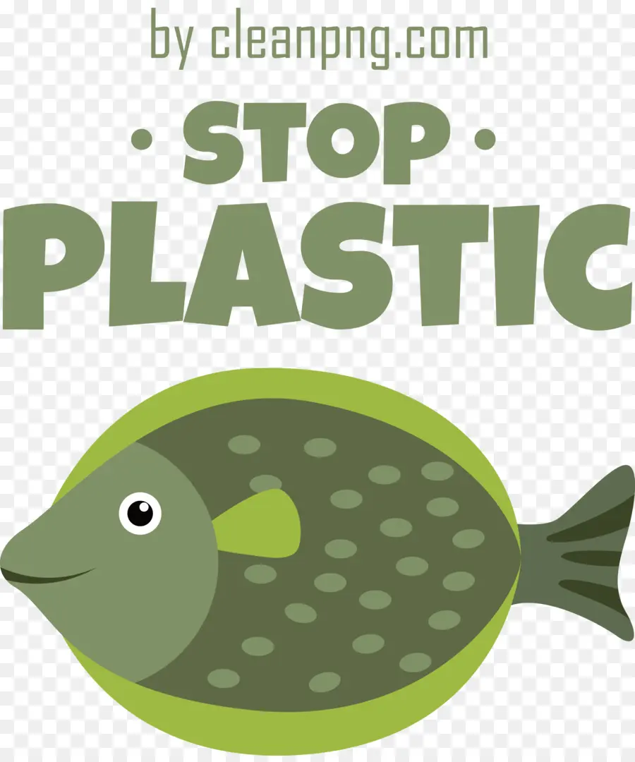 Stop Au Plastique，Poisson PNG