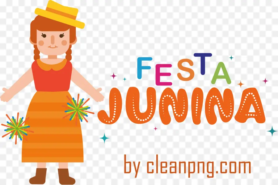 Fête Junina，Fille PNG