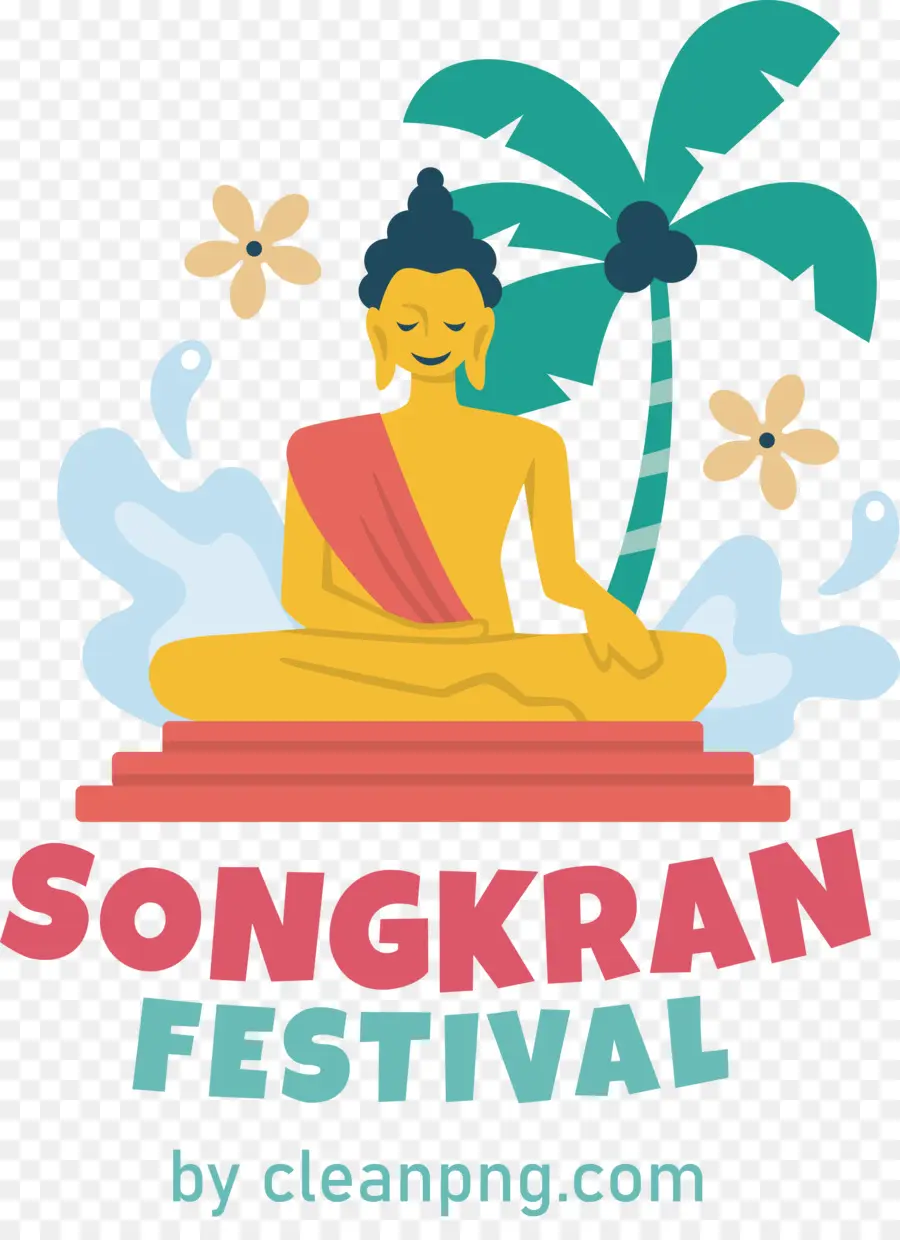 Festival Des éclaboussures D'eau，Songkran PNG
