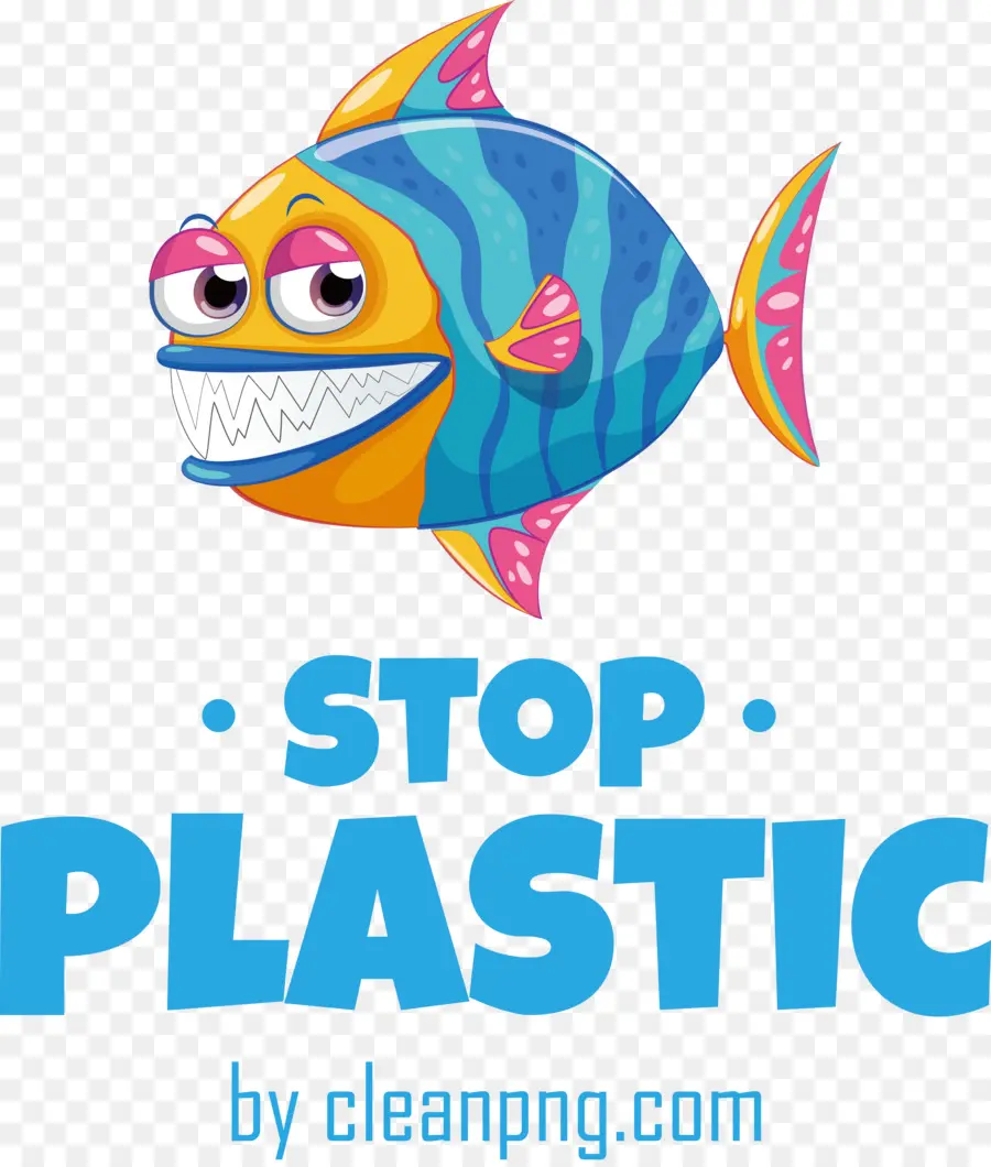 Stop Au Plastique，Journée Mondiale De L'océan PNG