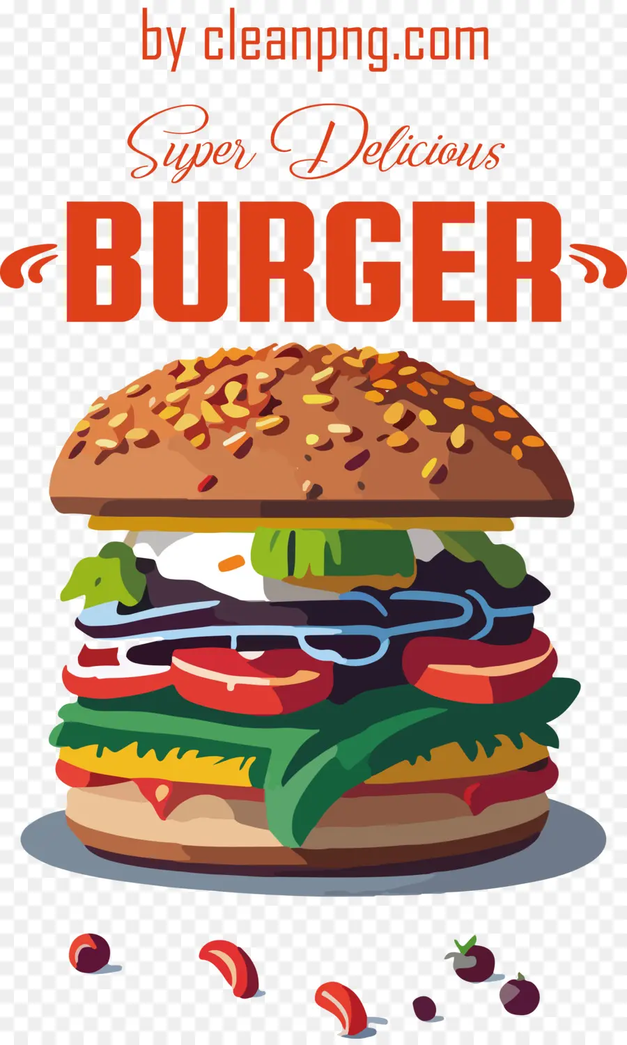 Burger Super Délicieux，Journée Internationale Du Hamburger PNG