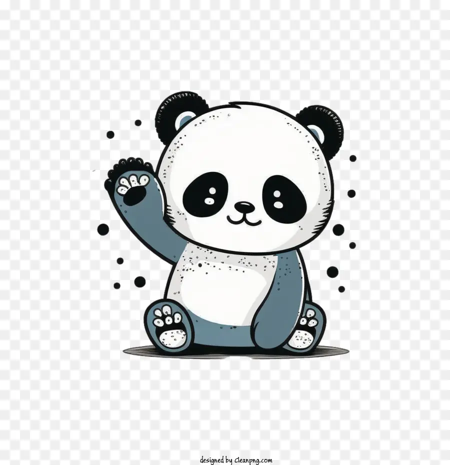 Panda Mignon，Panda Doux PNG