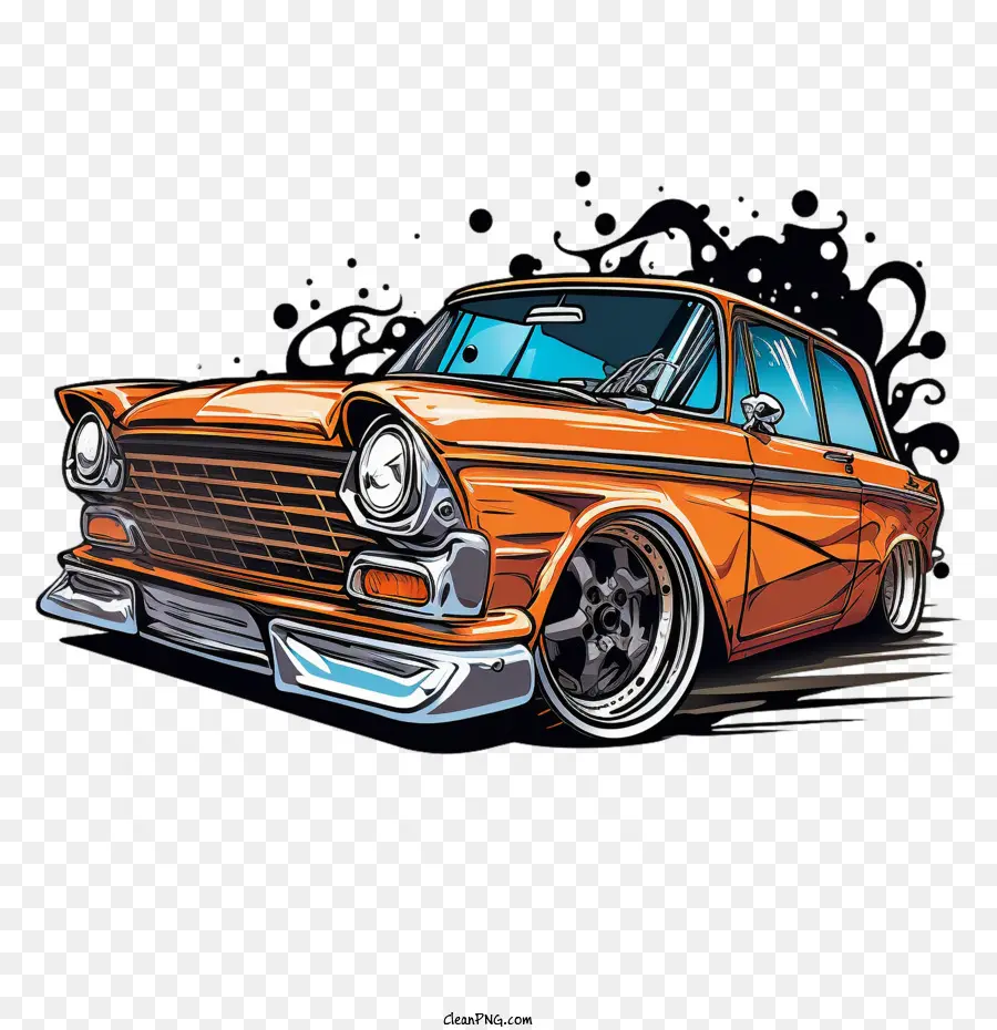 Voiture De Dessin Animé，Voiture Ancienne PNG