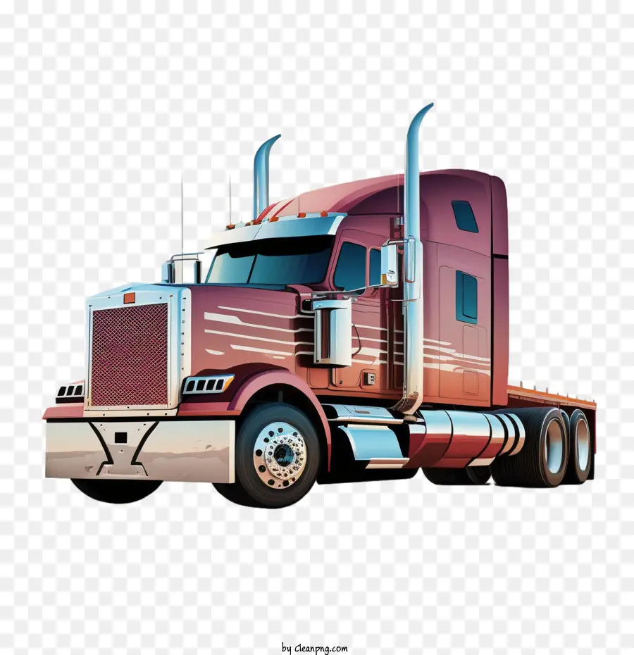 Semi Camion Réaliste，Semi Camion 3d PNG