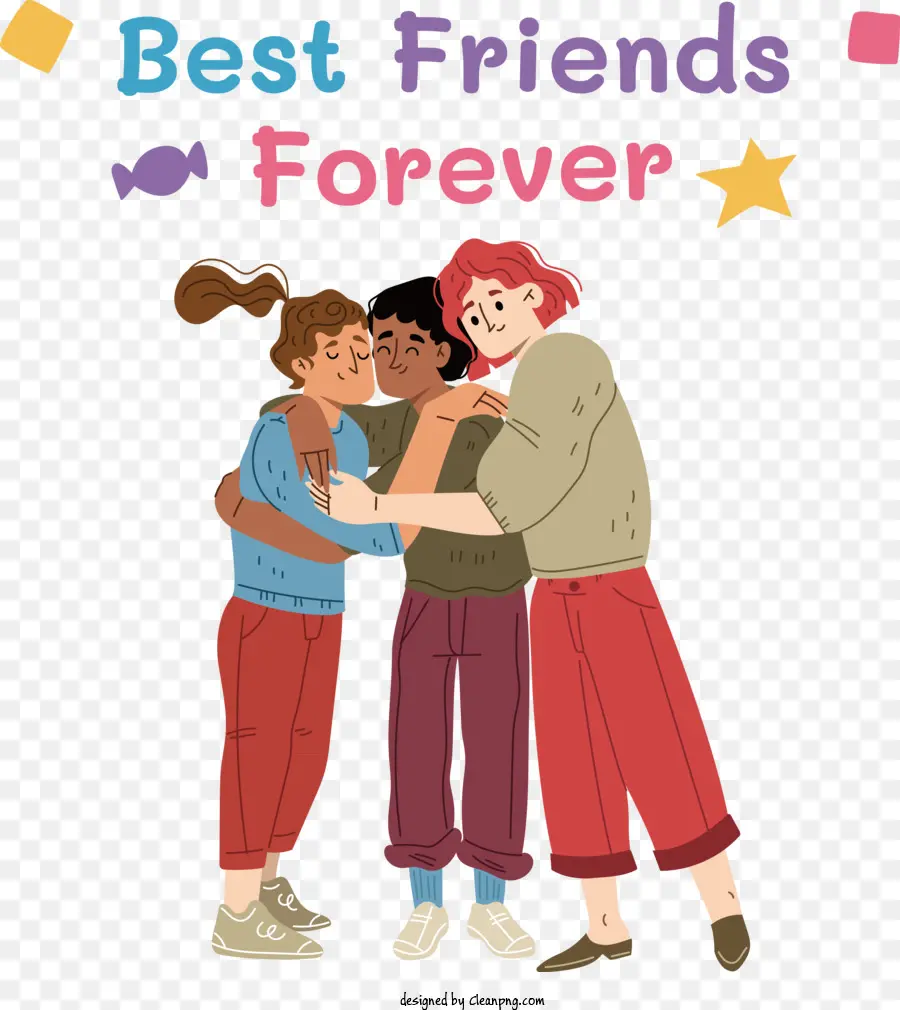 Meilleurs Amis Pour Toujours，La Journée De L'amitié PNG