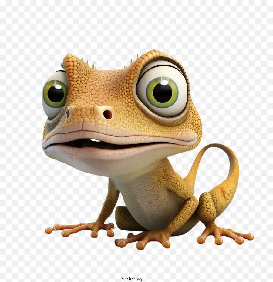 Lézard Mignon，Lézard De Dessin Animé PNG