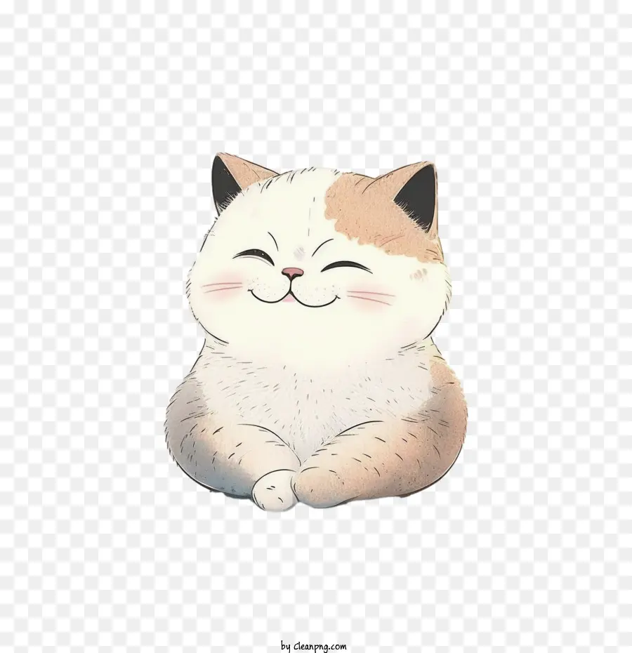 Chat Souriant，Chat Mignon PNG