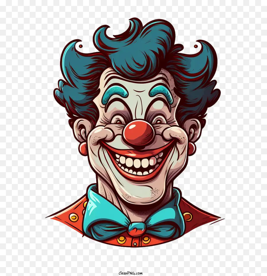 Homme Clown Mignon，Visage De Clown PNG