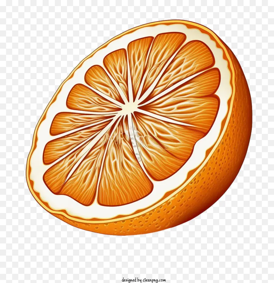Doodle Orange，La Moitié D'orange PNG