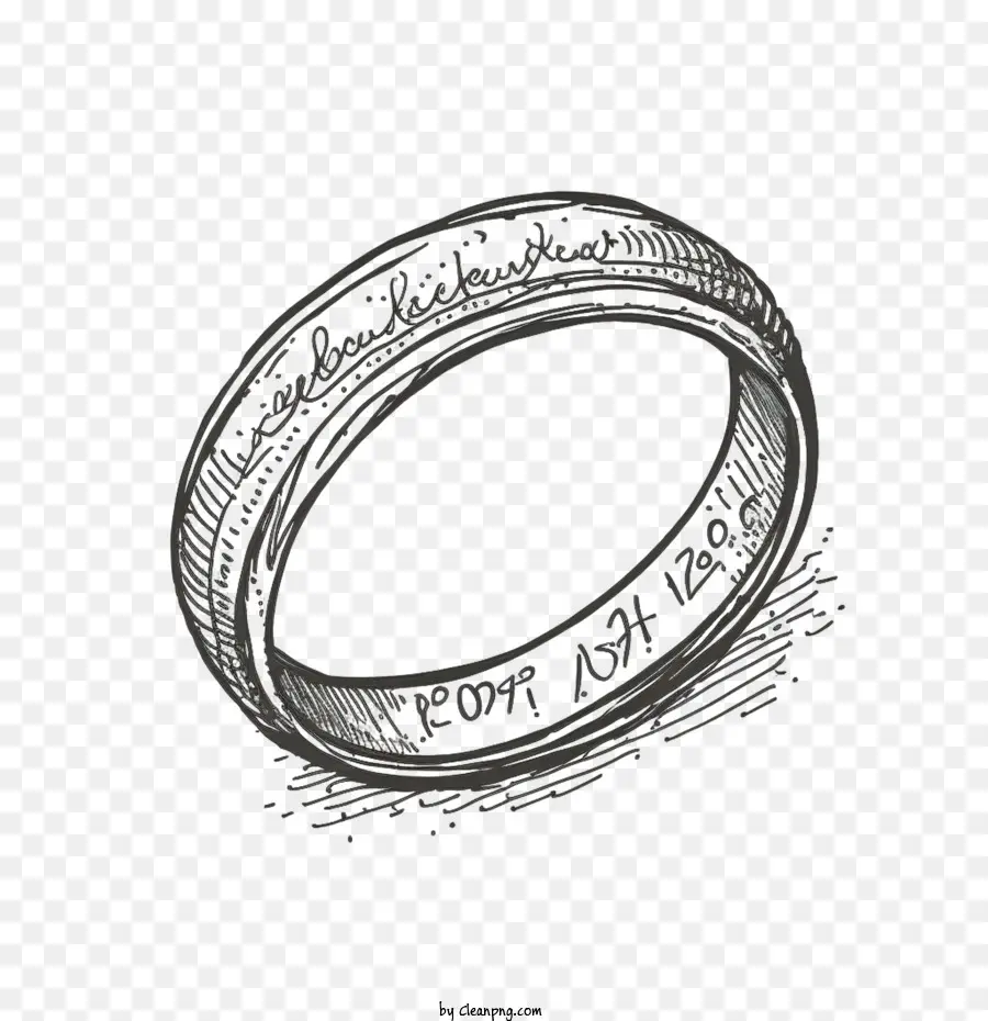 Bague De Mariage Doodle，Bague De Mariage PNG