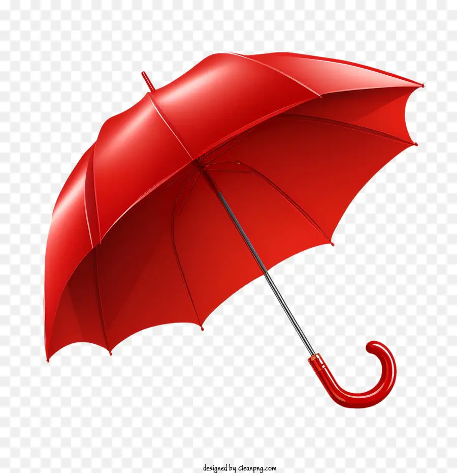 Parapluie Plat，Parapluie Rouge PNG