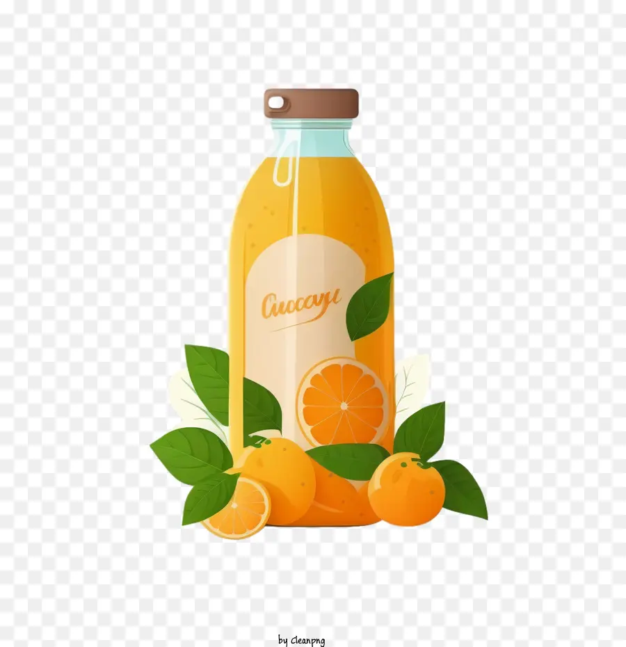 Jus D'orange，Jus D'orange En Bouteille PNG