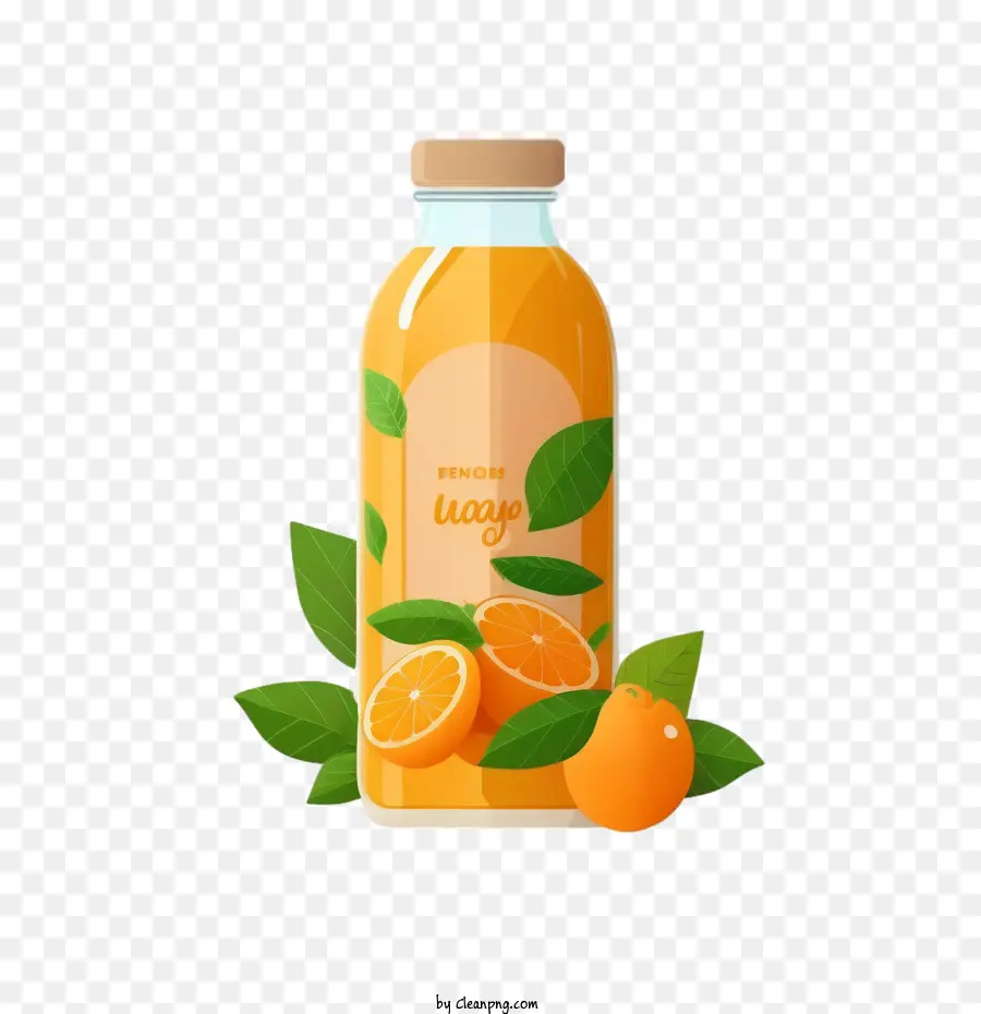 Jus D'orange，Jus D'orange En Bouteille PNG