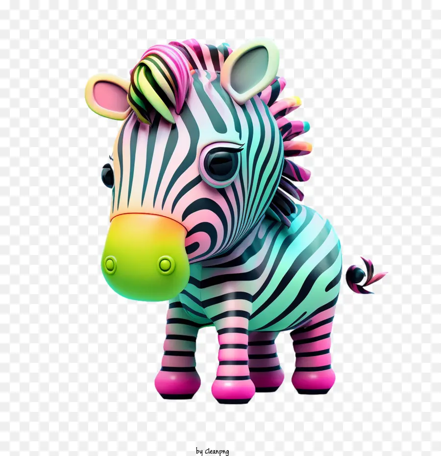 Mignon Zebra，Dessin Animé Zebra PNG