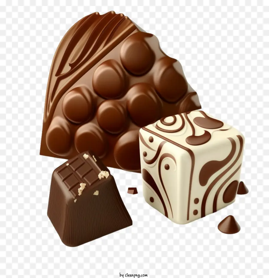 Coeur De Chocolat，De Chocolat De La Journée PNG