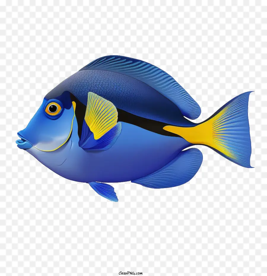 Dessin Animé De Poissons，Fish Tang Blue PNG