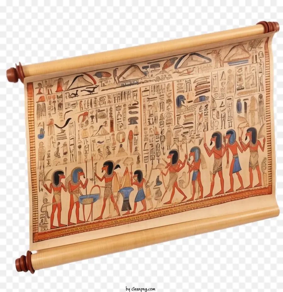 Papyrus Antique Scroll，Papyrus Scroll PNG
