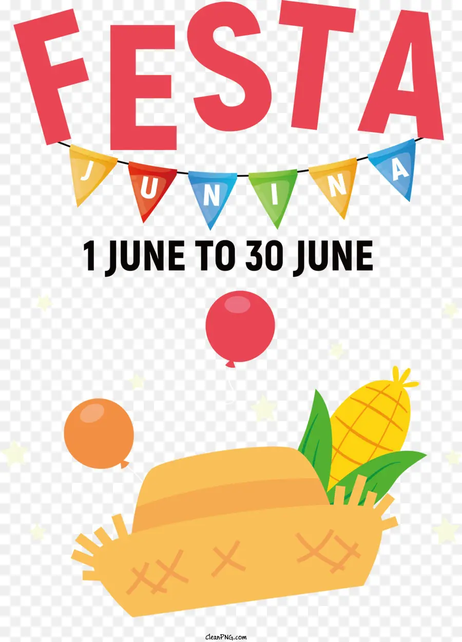 Fête Junina，Chapeau De Paille PNG