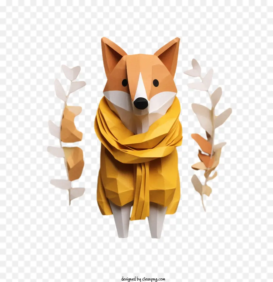 Renard，Foulard PNG