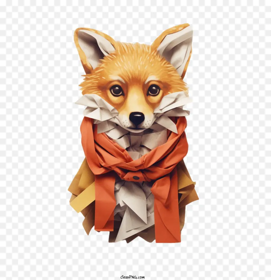 Renard，Foulard PNG