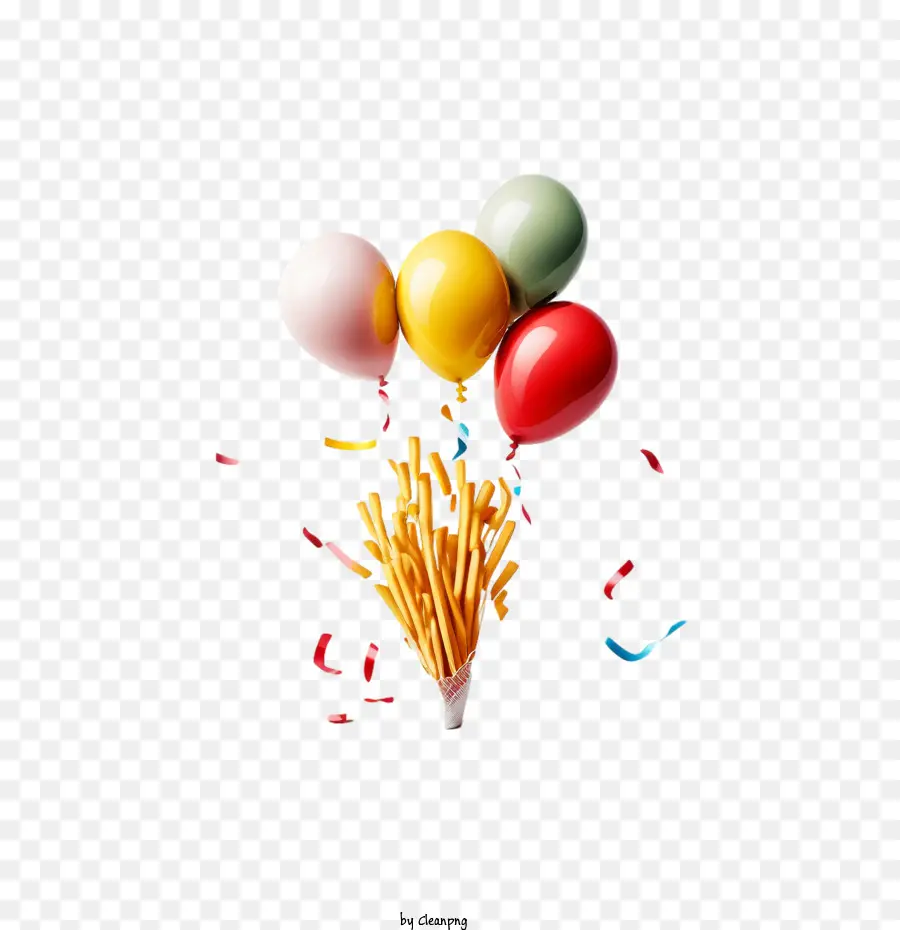 Frites，Ballons PNG