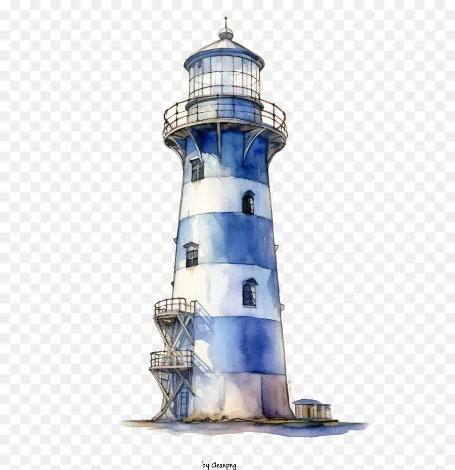 Phare Aquarelle，Phare PNG