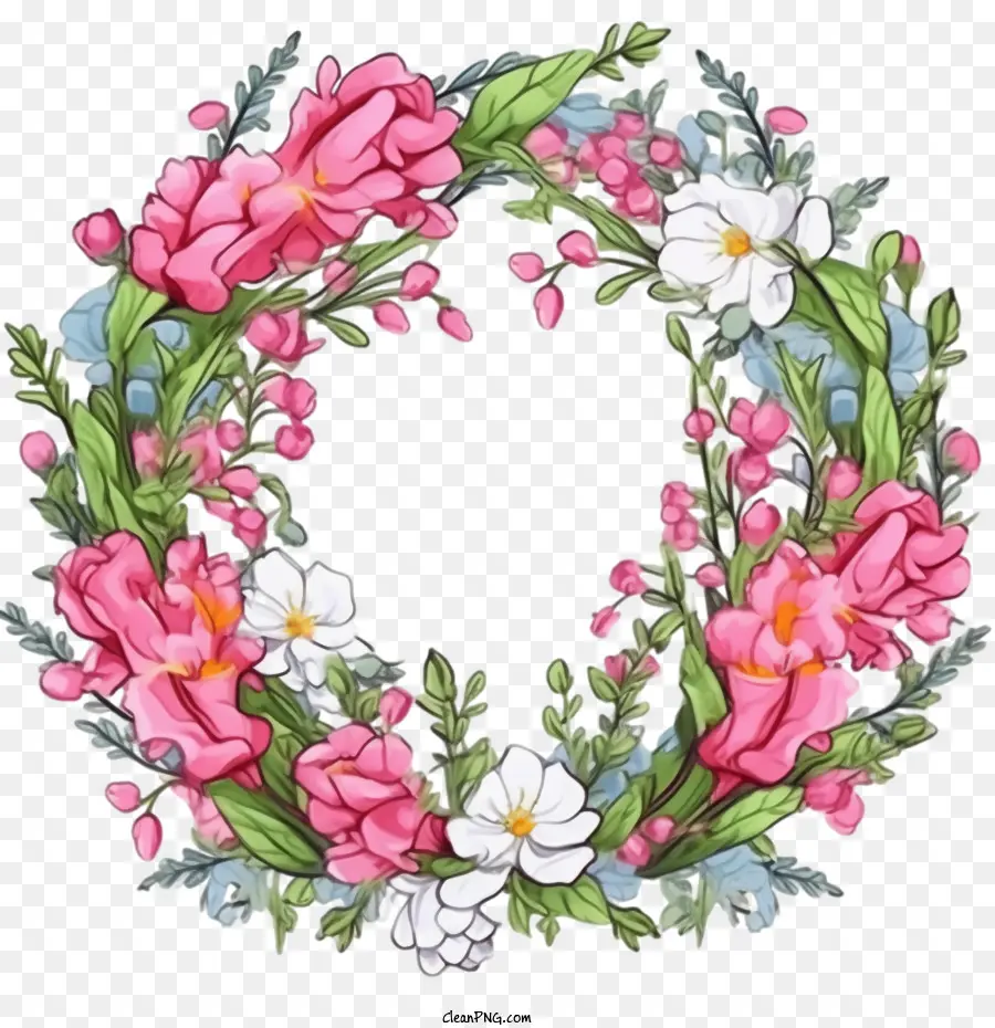 Snapdragon，Couronne De Fleurs PNG