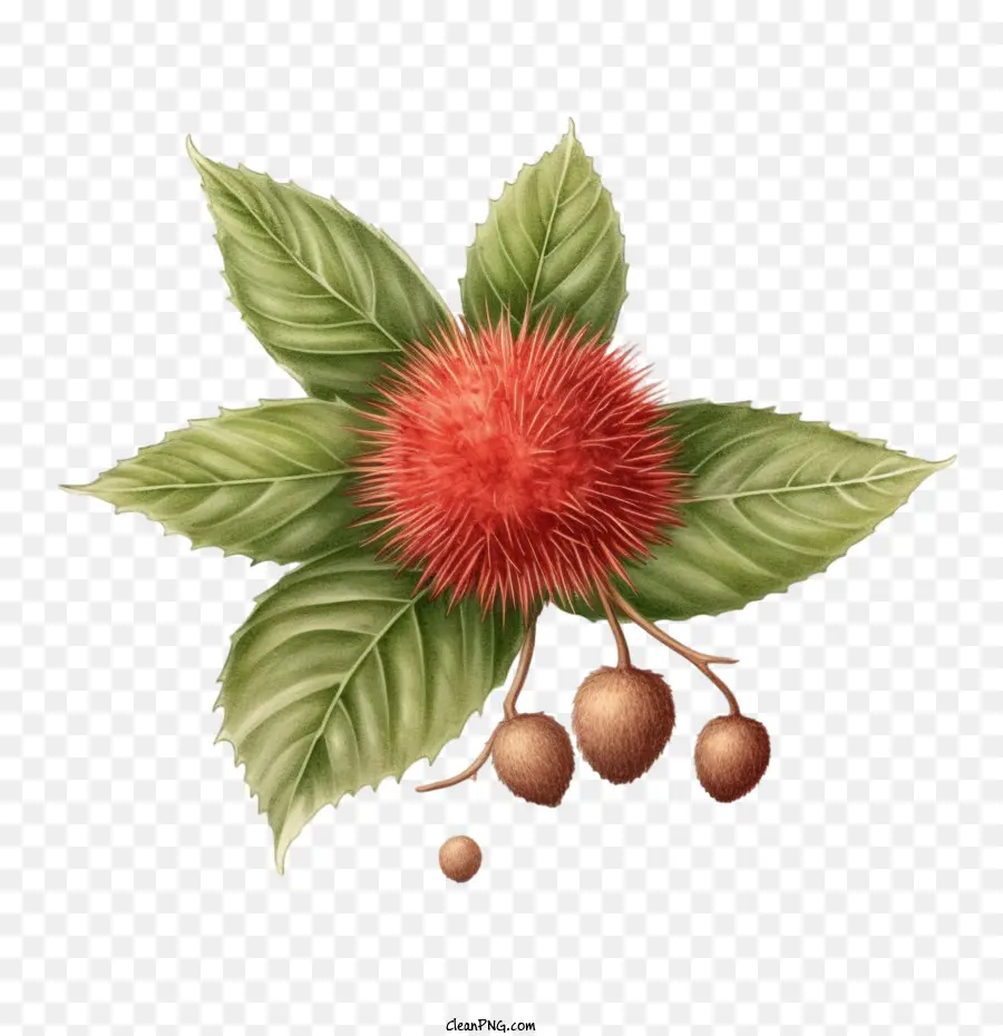 Le Ramboutan，Fruit Du Rambutan PNG