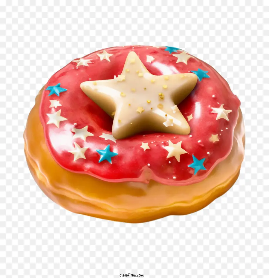 Donut，Beignet étoilé PNG