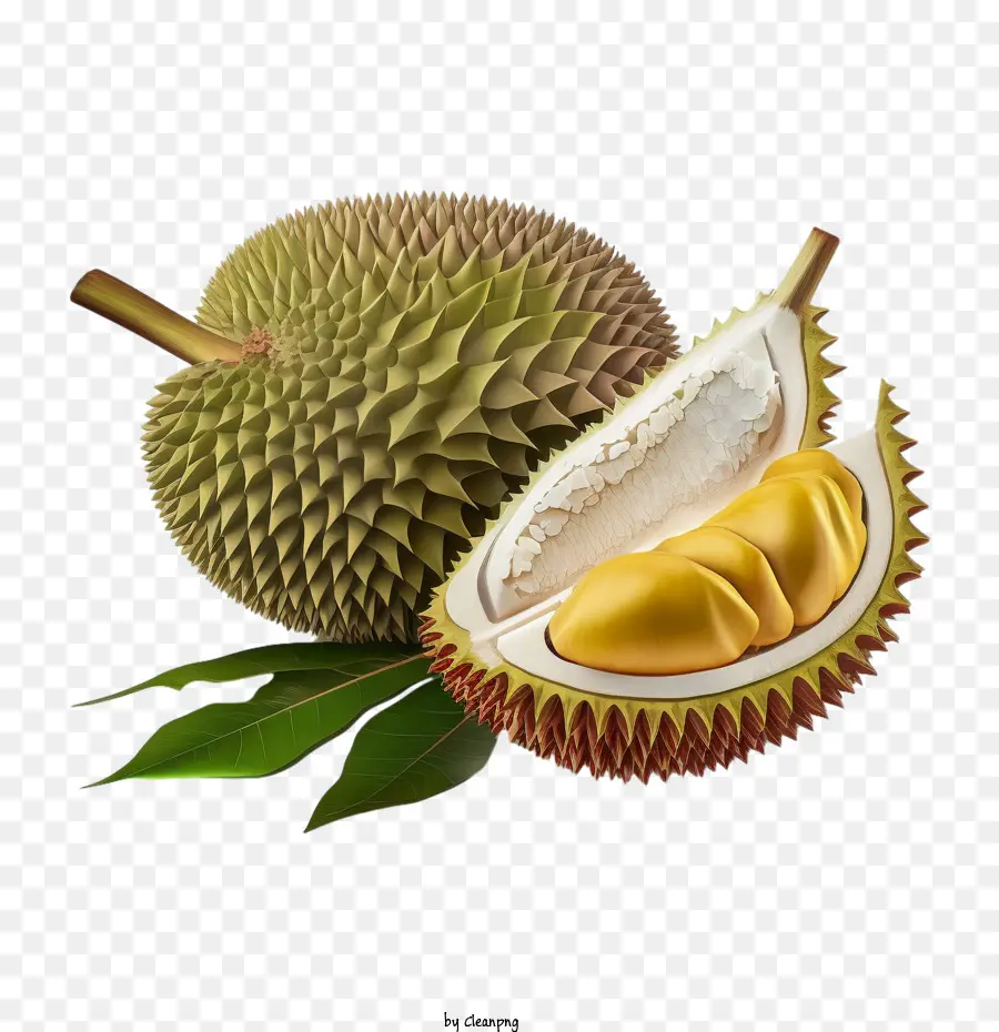 Durian，Durian Modèle 3d PNG