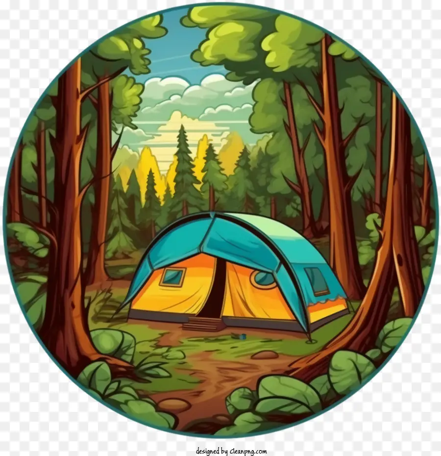 Camping，Tente PNG