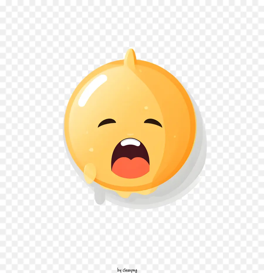 Face à Pleurer Emoji，Pleurer PNG