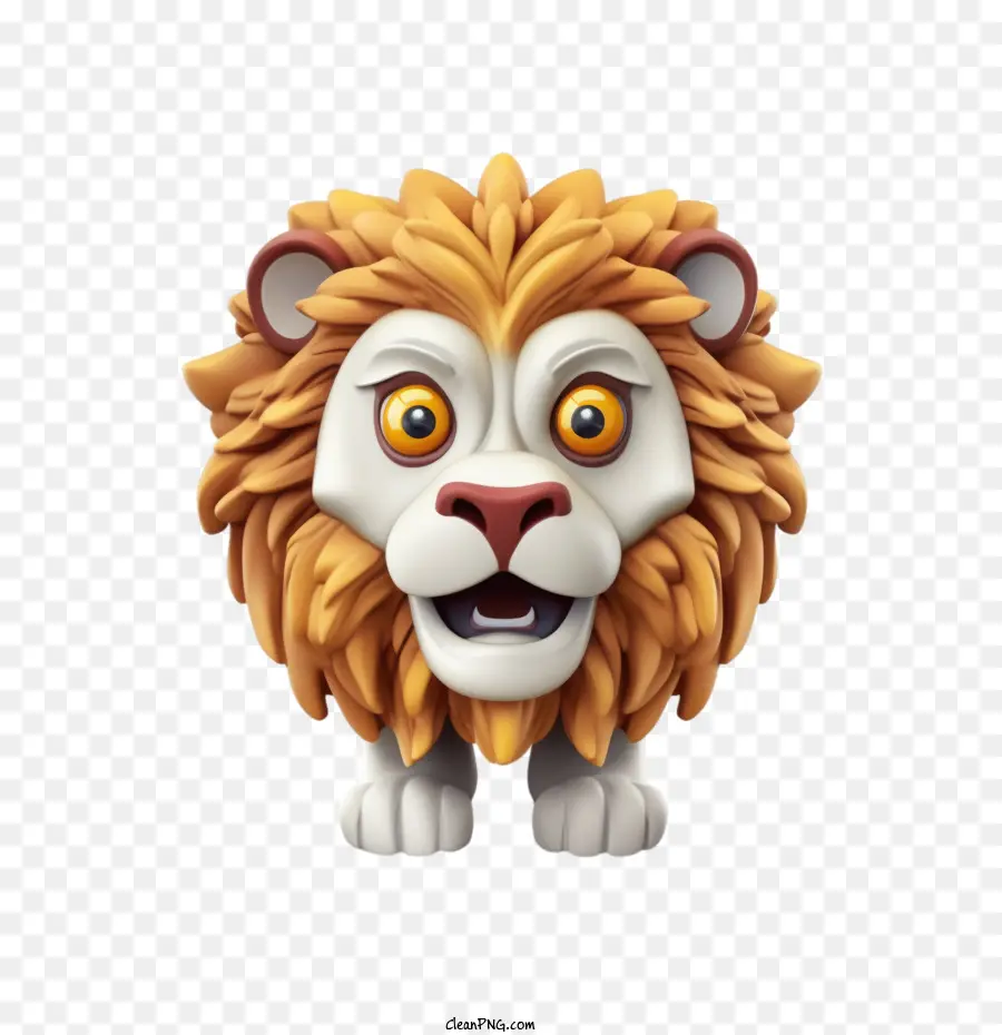 Lion，Tête De Lion De Dessin Animé PNG