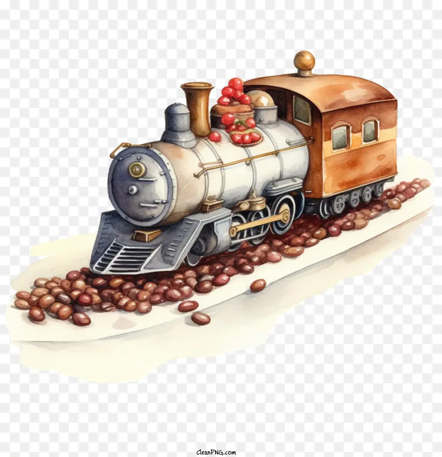 Les Grains De Café，Train PNG