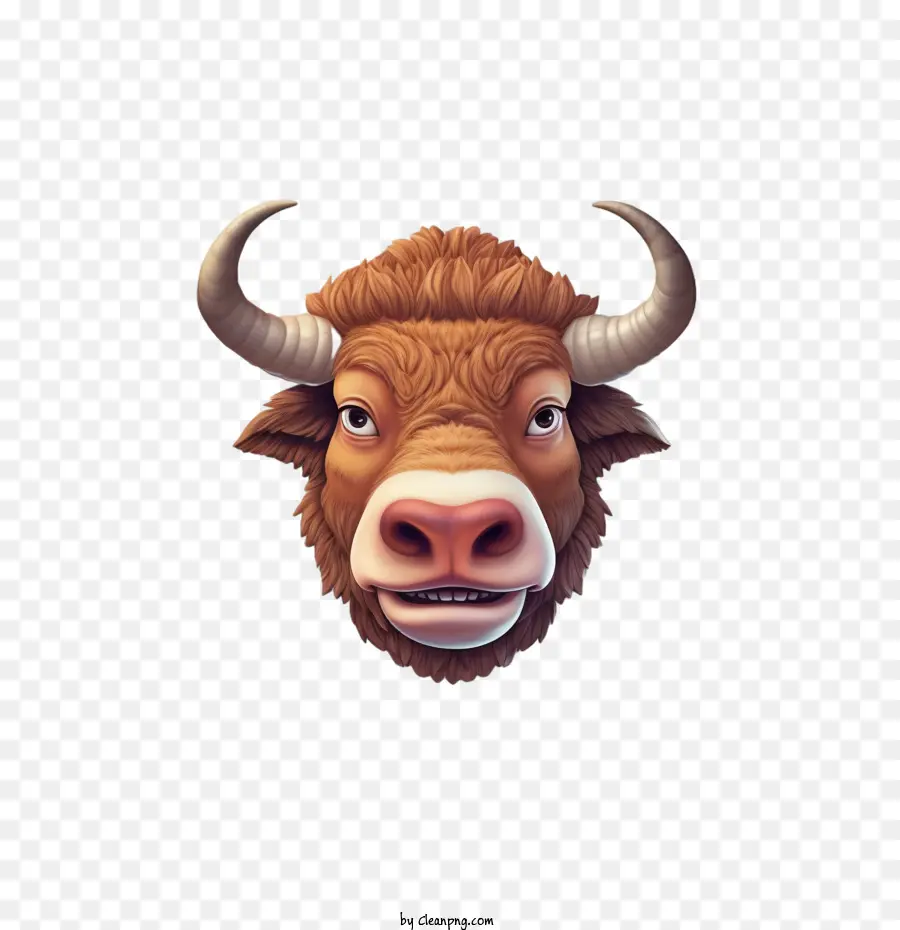 Bison，Tête De Taureau PNG