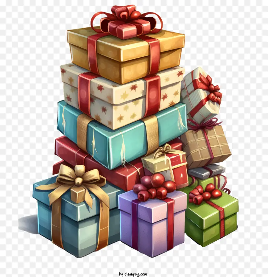 Cadeaux De Noël，Présent PNG