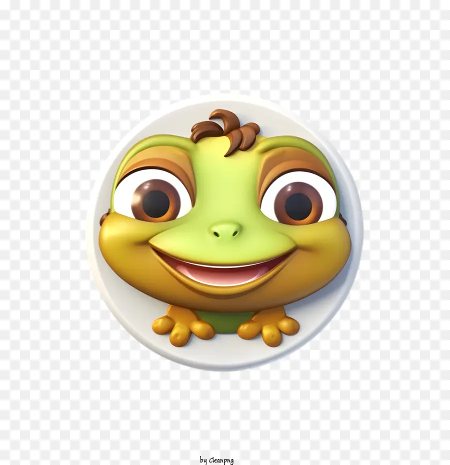 Émoji，Grenouille Mignonne PNG