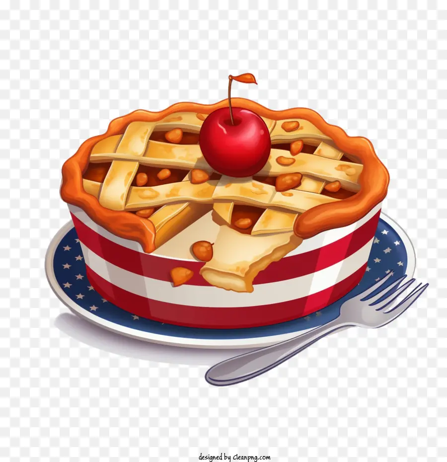 La Tarte Aux Pommes，Drapeau Américain PNG