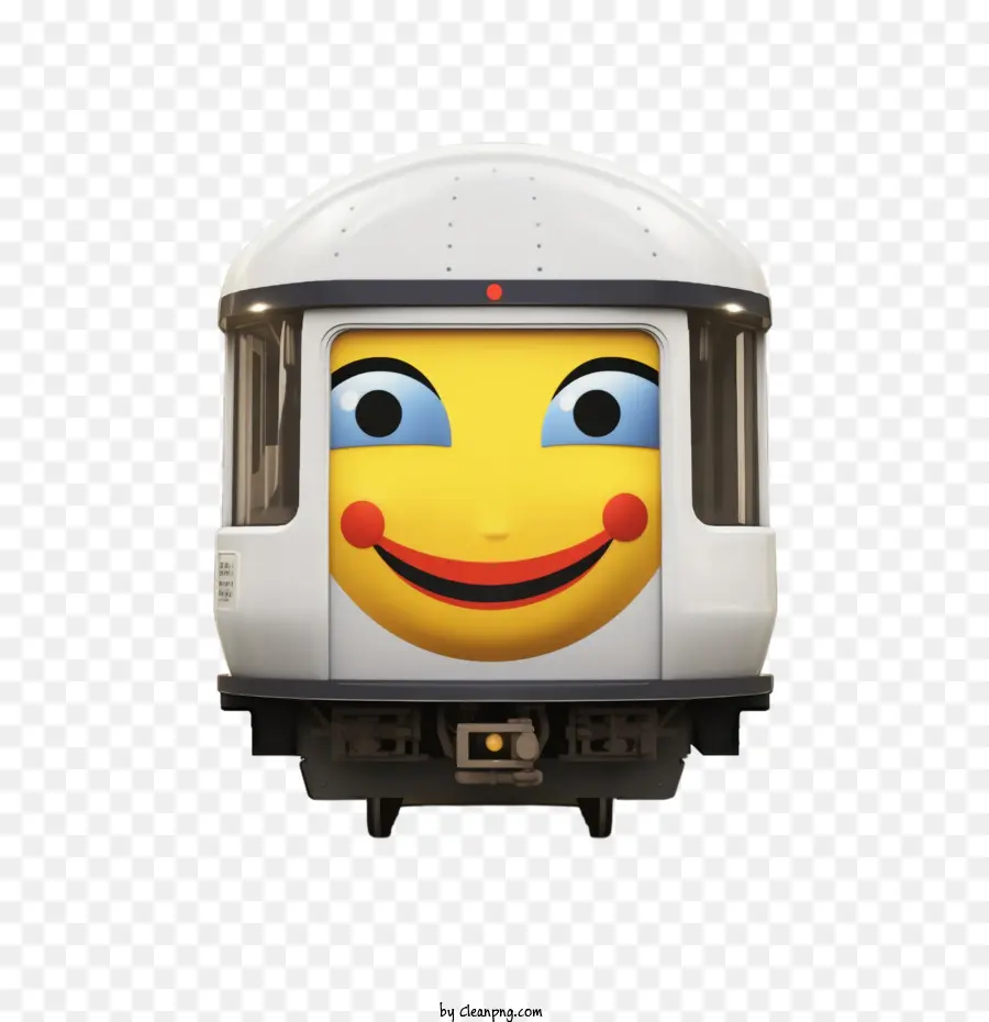 Emoji Du Métro，Train Souriant PNG