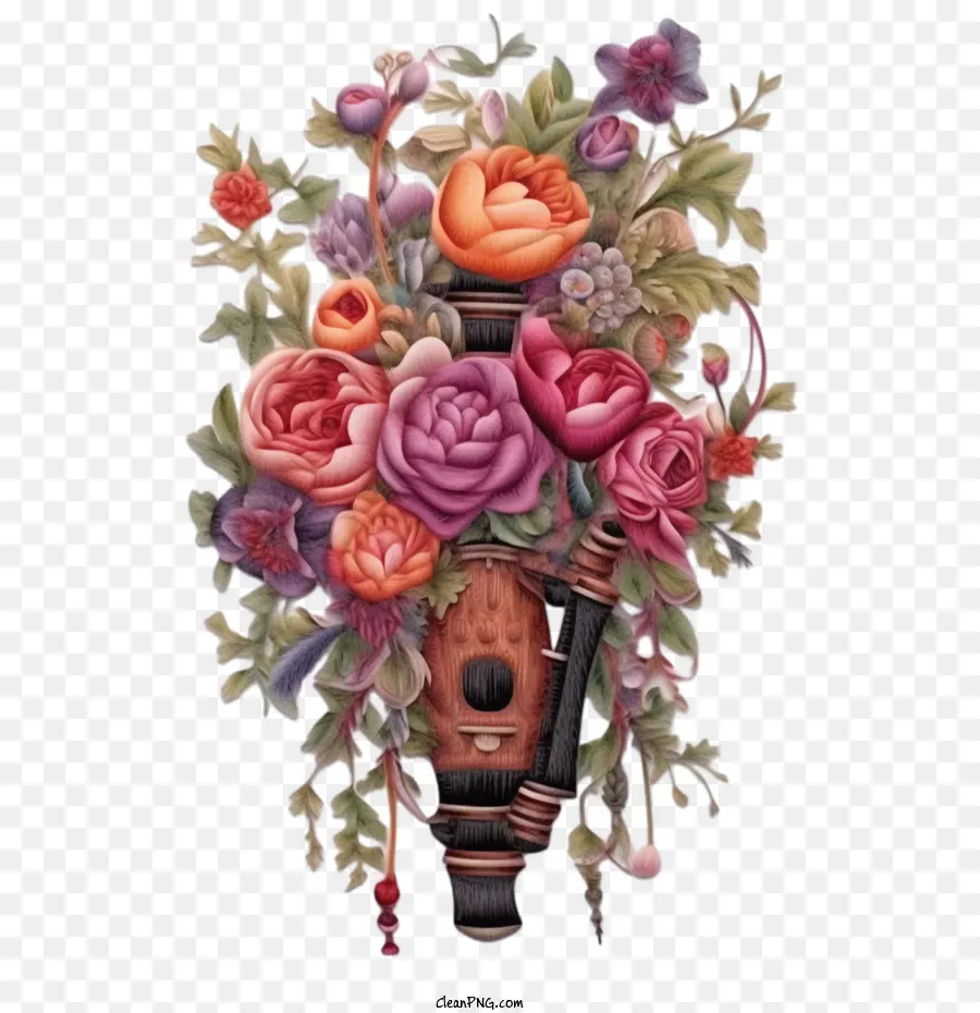 La Cornemuse，Rose PNG