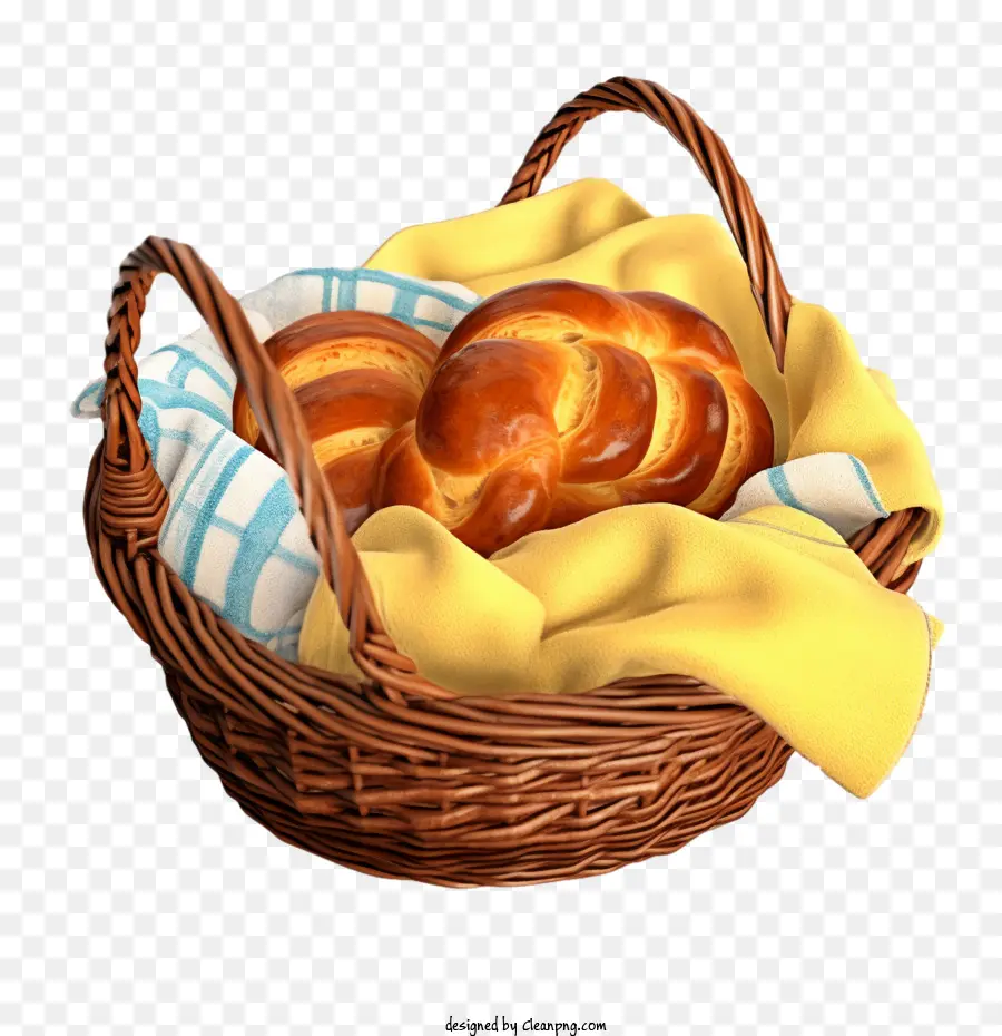 Pain Challah，Pain Tressé PNG