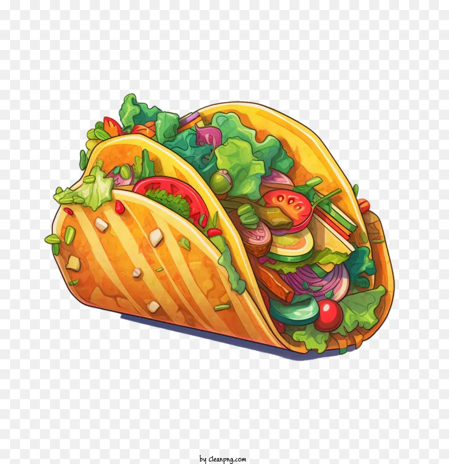 Tacos，Mexicain PNG