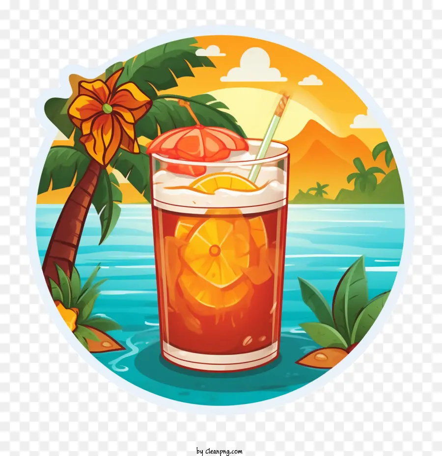 Boisson Tropicale，Cocktail PNG