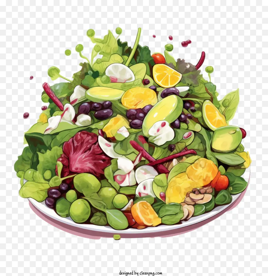 Salade，Salade Fraîche PNG