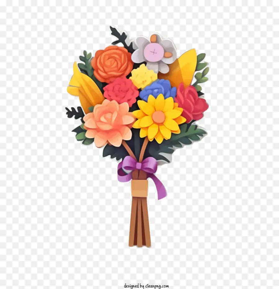 Bouquet，Bouquet De Fleurs PNG