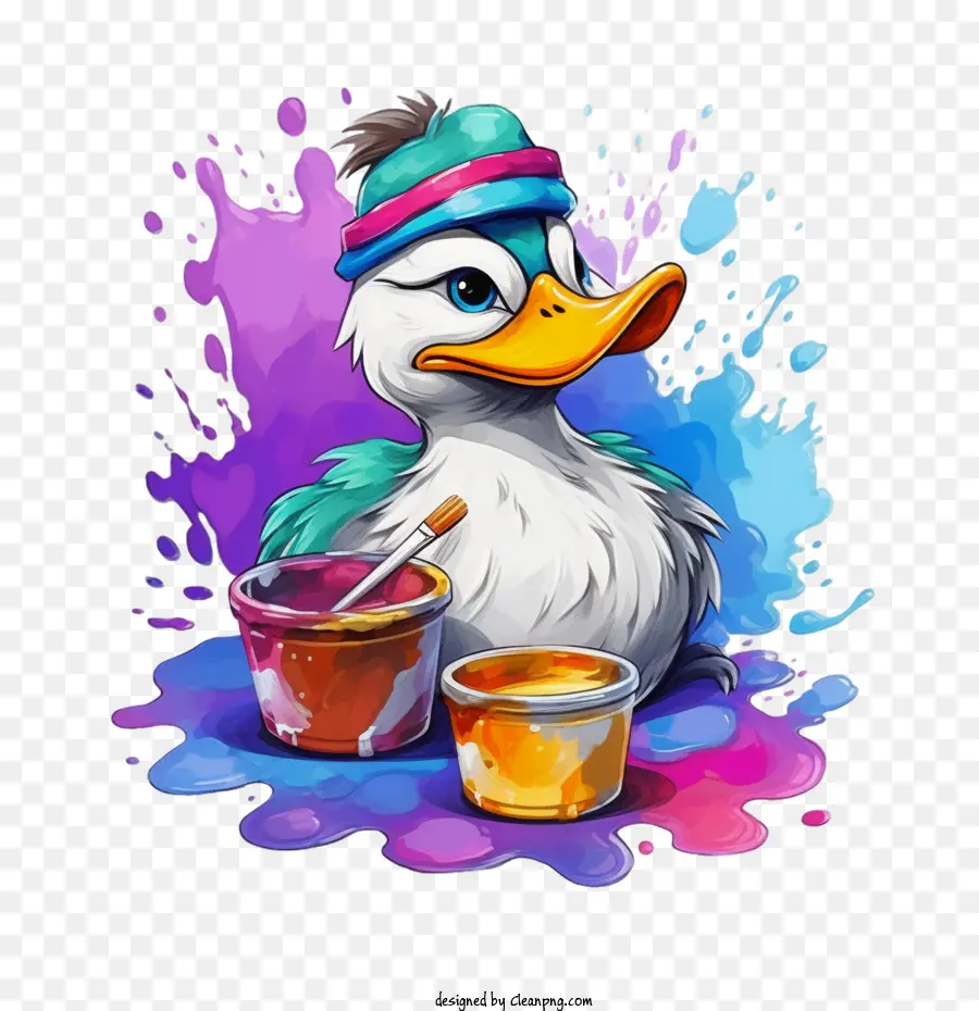 Canard，Peinture PNG