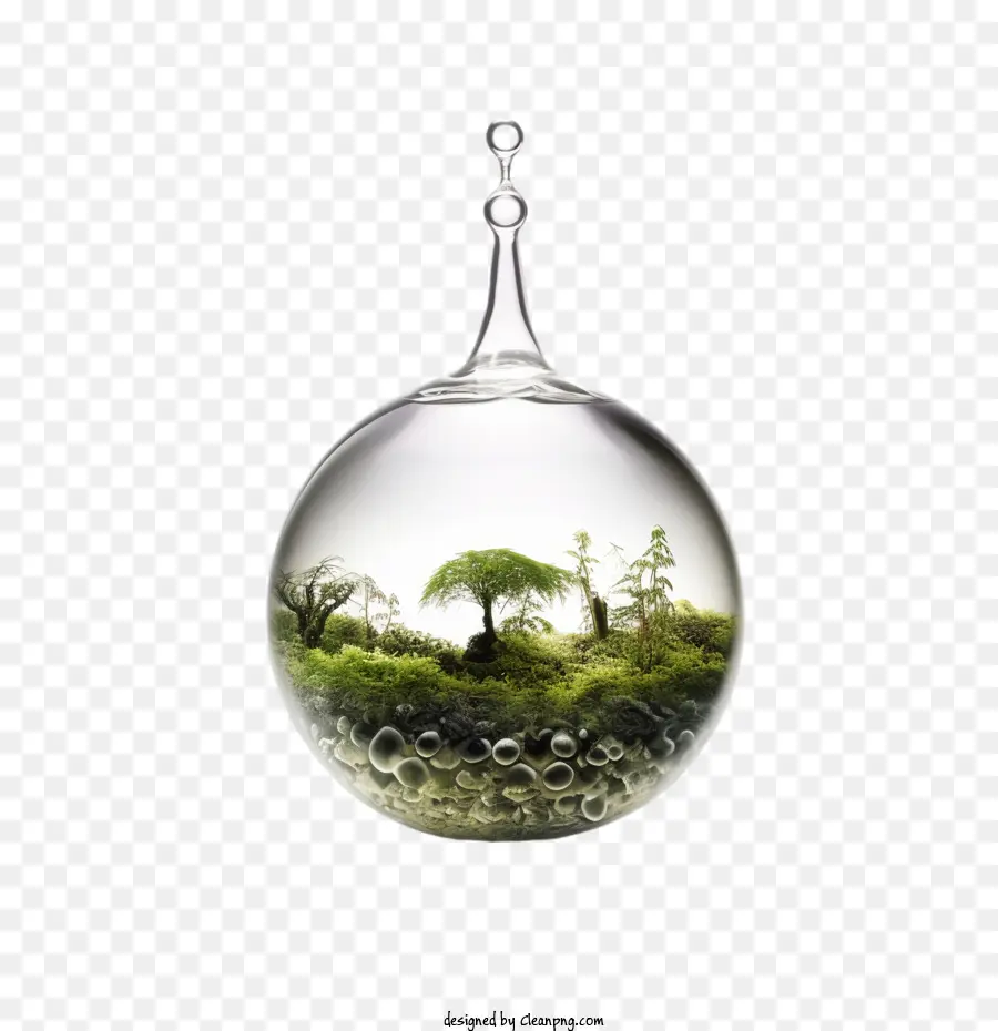 Goutte D'eau，Terrarium PNG