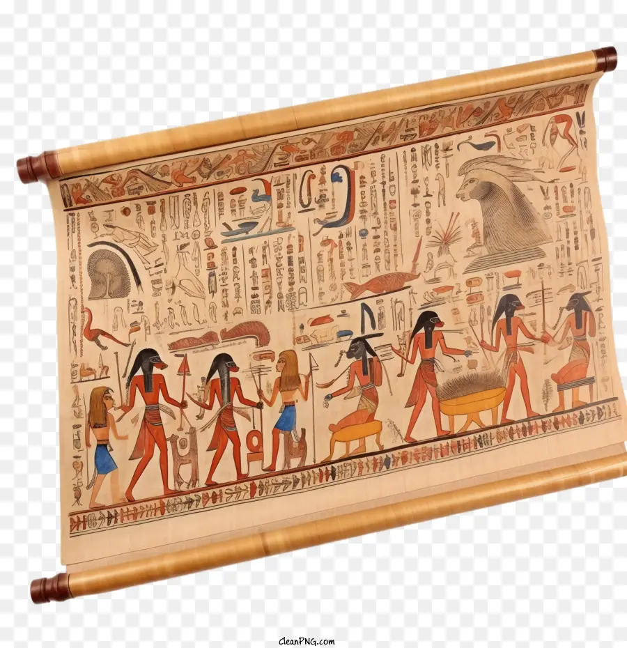 Scroll En Égypte，Papyrus Scroll PNG