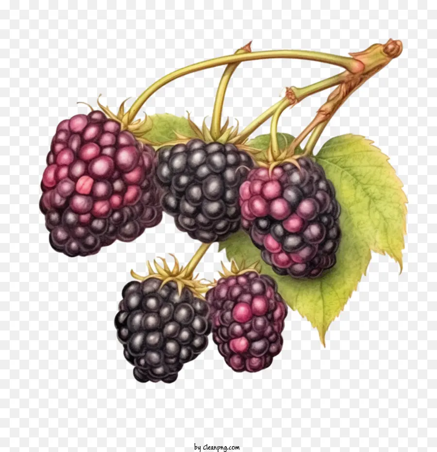 Blackberry，Les Mûres PNG